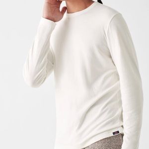 Faherty  Cloud Long Sleeve Tee  size Small Ivory. New without  tags